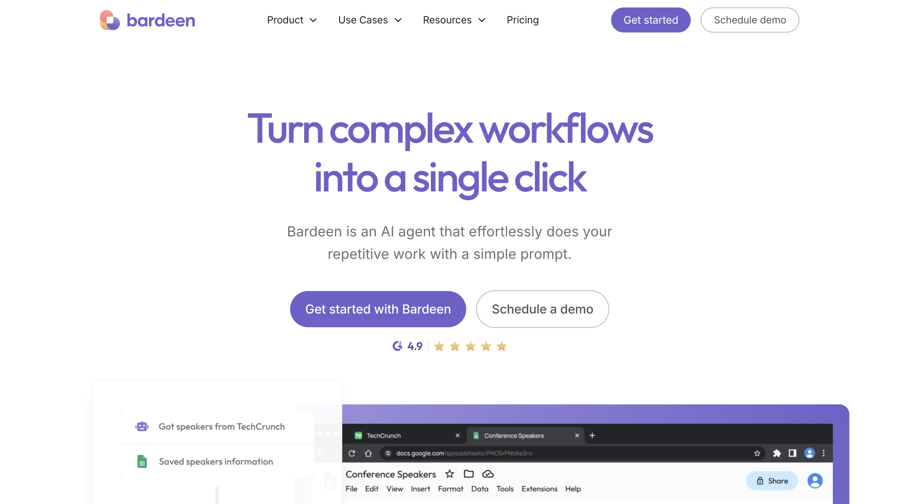 bardeen ai marketing and ecommerce